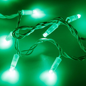 Гирлянда нить [10 м] String ARD-STRING-CLASSIC-10000-WHITE-100LED-STD GREEN (230V, 7W)