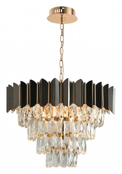 Подвесная люстра Natali Kovaltseva Darian II DARIAN II 81448/8C GOLD BLACK