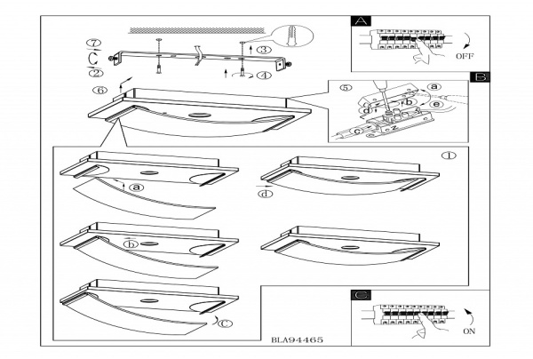 Накладной светильник Eglo ПРОМО Wasao 94465