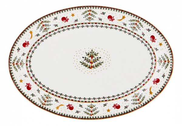 Блюдо декоративное (30.5 см) Christmas Collection 54-544