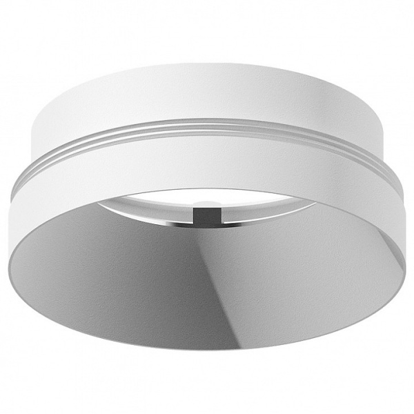 Рамка на 1 светильник Ambrella N703 N7030 SWH белый песок D70*H27mm Out10mm MR16