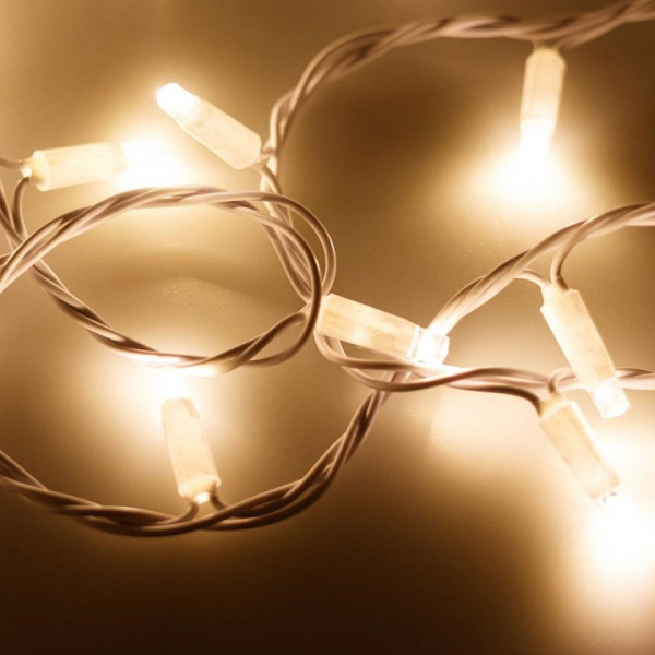 Гирлянда нить [10 м] String ARD-STRING-CLASSIC-10000-WHITE-100LED-FLASH WARM (230V, 7W)