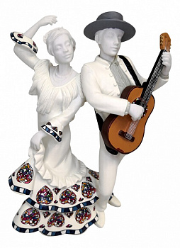 Статуэтка (135 мм) Пара с гитарой 763020