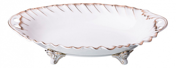 Блюдо декоративное (36х23х7 см) Зефир 590-226