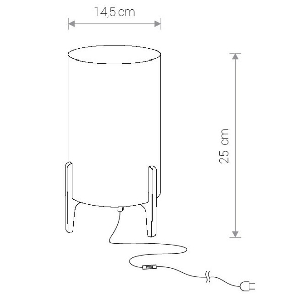 Настольная лампа декоративная Nowodvorski Rocket 8448
