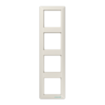 JUNG AS 500 Бежевая Рамка 4-ая антибактериальная