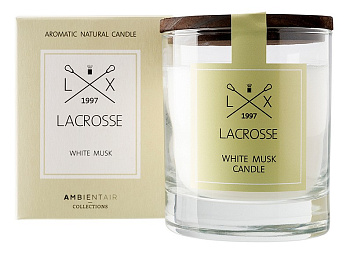 Свеча ароматическая (9.5 см) Lacrosse Белый мускус VV040MBLC
