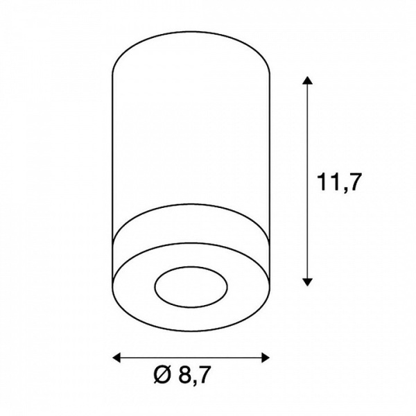 Накладной светильник SLV Tigla 114730