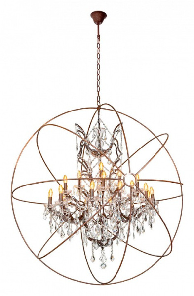 Подвесная люстра Loft it Foucaults orb crysta LOFT1897/21