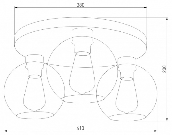 Потолочная люстра TK Lighting Cubus 2776 Cubus Graphite