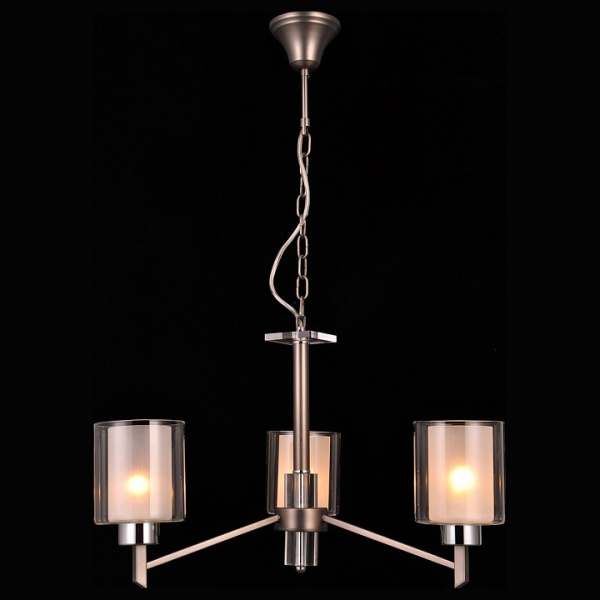 Подвесная люстра Natali Kovaltseva Double DOUBLE 81049-3C ANTIQUE SILVER