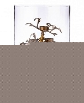 Подсвечник декоративный (34x40.5 см) Бабочки 874-128