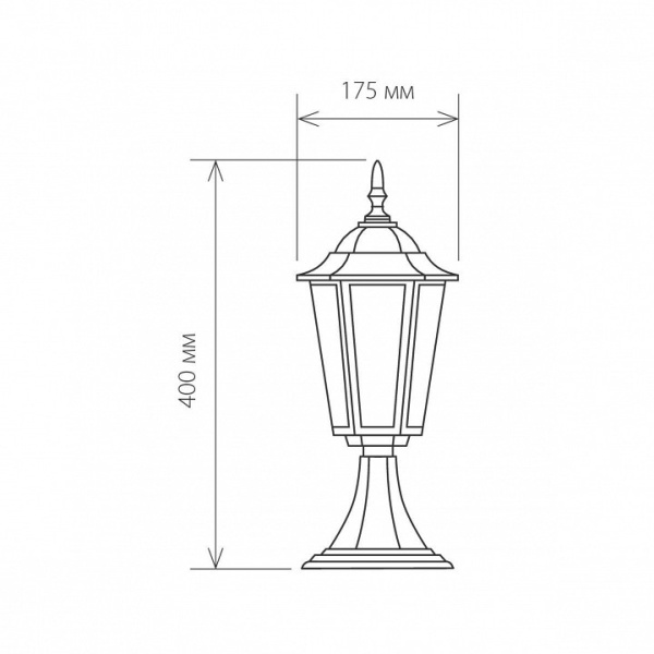 Наземный низкий светильник Elektrostandard GL 1004 a035739