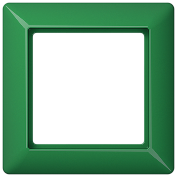 JUNG AS 500 Зеленая Рамка 1-ая ударопрочная