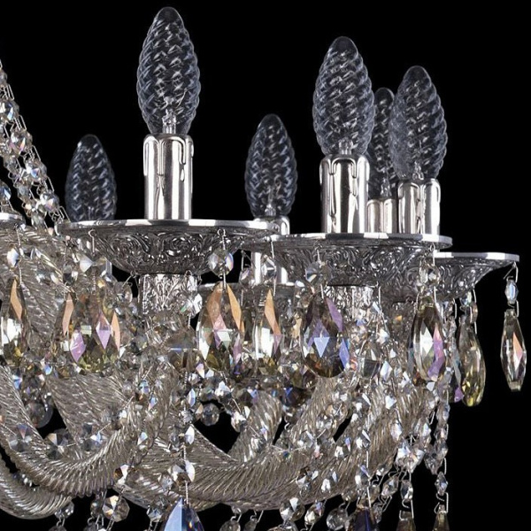 Подвесная люстра Bohemia Ivele Crystal 1606 16106/16/300 Ni M801