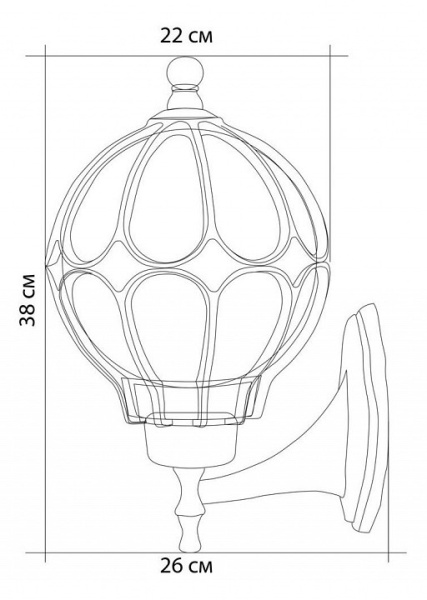 Светильник на штанге Feron Сфера 11350