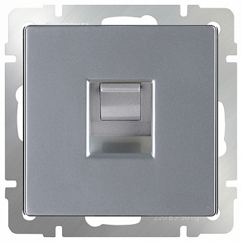 Розетка Ethernet RJ-45 без рамки Werkel Серебряный WL06-RJ-45