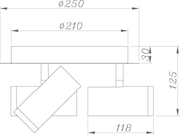 Накладной светильник Deko-Light Dabih 348035
