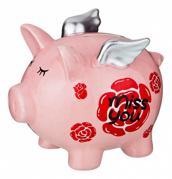 Копилка (15х11х13 см) Свинка 574-337