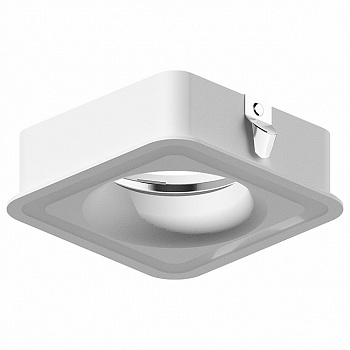 Рамка на 1 светильник Ambrella N771 N7715 SWH белый песок 70*70mm H26mm Outmm MR16