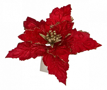 Цветок (22 см) Пуансетия 241-1804