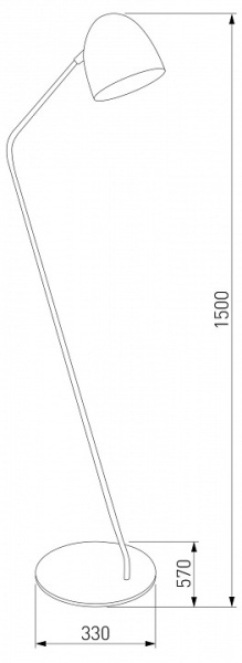 Торшер TK Lighting Soho 5194 Soho White