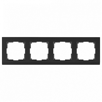 Рамка на 4 поста Werkel Stark WL04-Frame-04-black