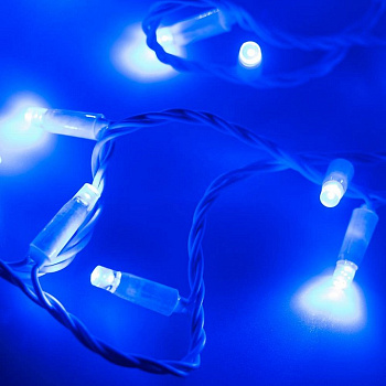 Гирлянда нить [10 м] String ARD-STRING-CLASSIC-10000-WHITE-100LED-FLASH BLUE (230V, 7W)