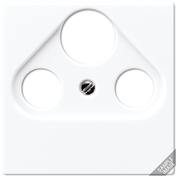 JUNG AS 500 Бежевая Накладка TV-SAT-FM розетки