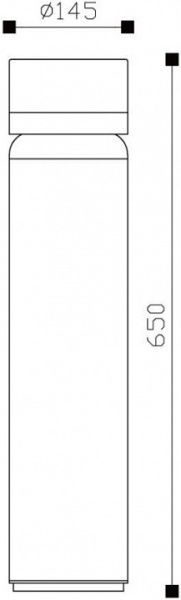 Наземный низкий светильник Deko-Light Fat 730402