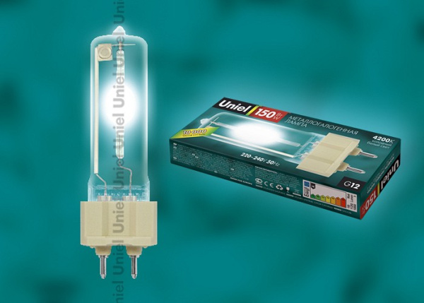 Лампа галогеновая Uniel  G12 150Вт K 3806