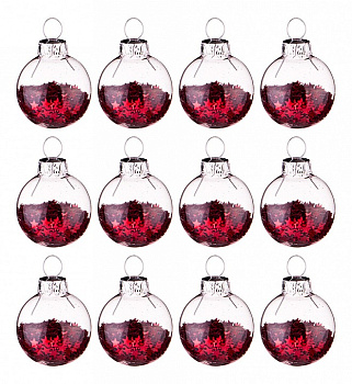 Набор из 12 елочных игрушек Art 862-261