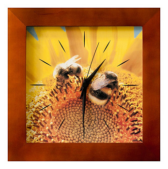 Настенные часы (31х31 см) Салют