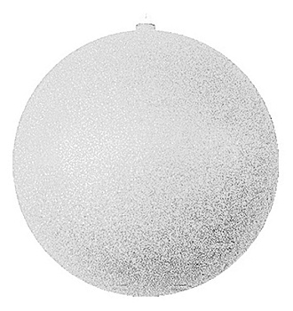 Елочная игрушка (25 см) Шар с блестками 502-045