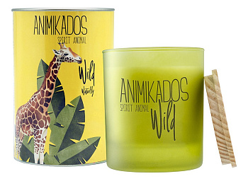 Свеча ароматическая (9.9 см) Wild Giraffe - водная лилия VV040WLAW