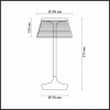 Настольная лампа декоративная Odeon Light Abel 4109/7TL
