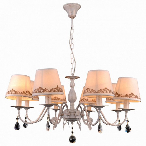 Подвесная люстра Natali Kovaltseva Biarritz Biarritz 70038-8C IVORY GOLD
