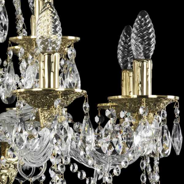 Подвесная люстра Bohemia Ivele Crystal 1615 16115/8+4/200 G