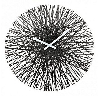 Настенные часы (45x2 см) Silk 2328526