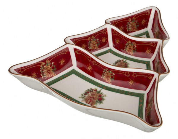 Блюдо декоративное (25х24х5 см) Christmas Collection 586-284