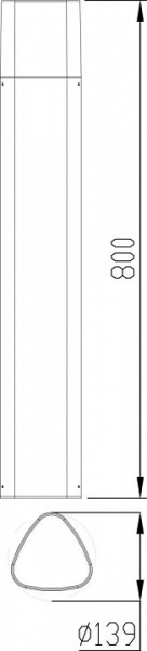 Наземный низкий светильник Deko-Light Latera 730363