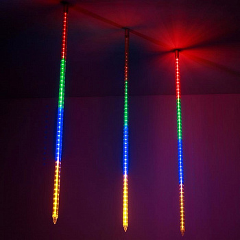 Гирлянда супернить [2.5x1 м] Icefall ARD-ICEFALL-CLASSIC-D23-1000-CLEAR-96LED-LIVE RGB (230V, 1.5W)